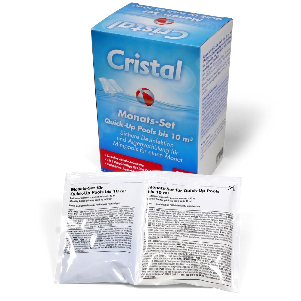 Set BASIC> CRISTAL Wasserpflege für Minipools