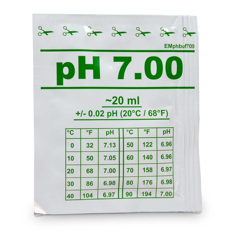 WATER-I.D. Kalibrierlösung, Eichlösung 20ml pH 7.00 zur Kalibrierung von:: pH 7.00