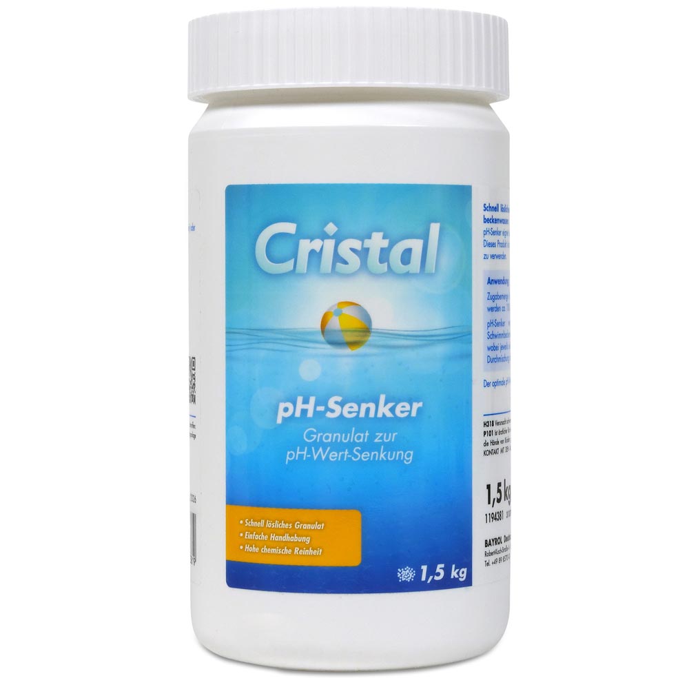 CRISTAL pH-Senker Granulat 1,5 kg