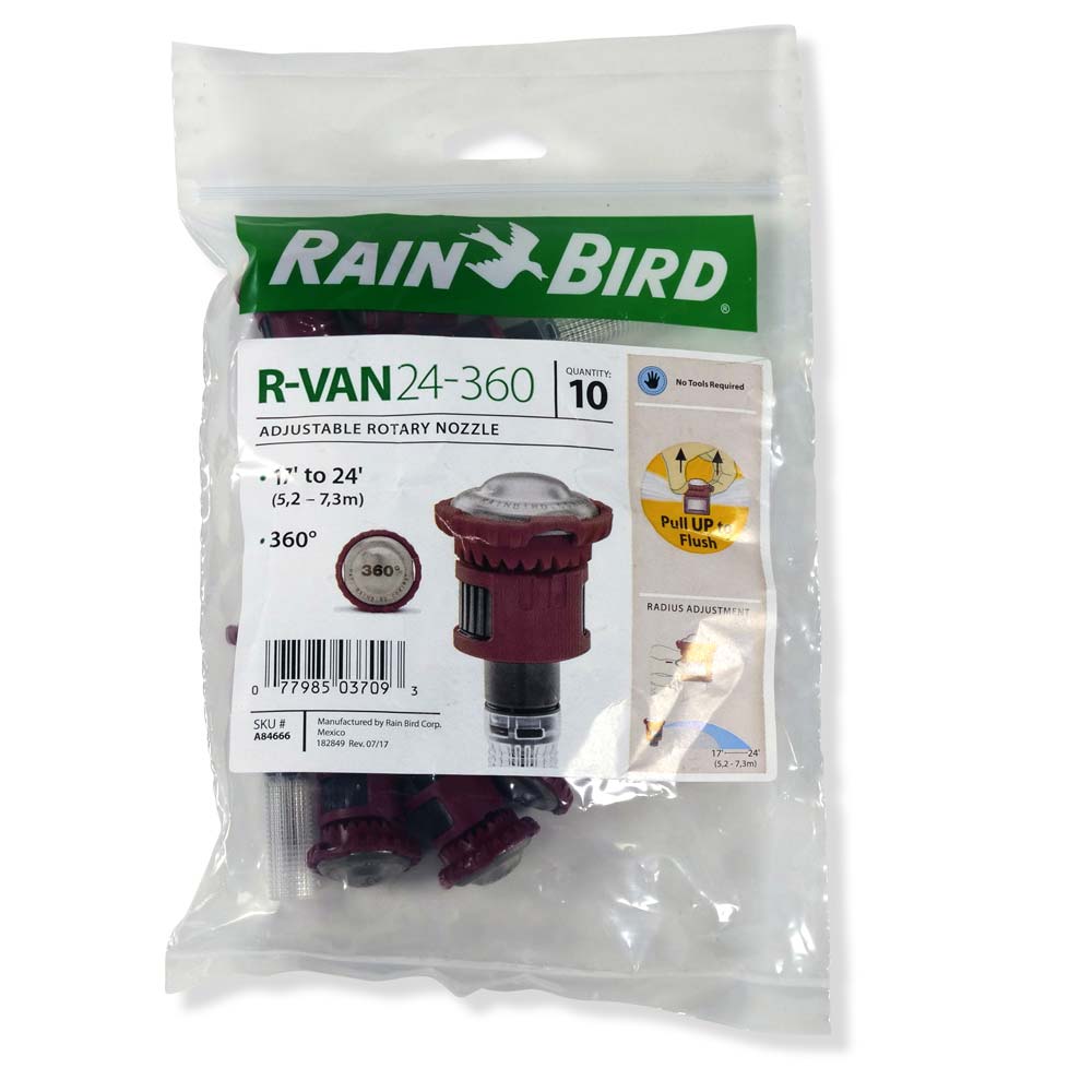 10x Rain Bird R-VAN 24 (360°)